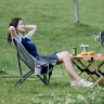 Кресло складное NATUREHIKE MOON CHAIR CNK23JU0001 серое 6976023929786